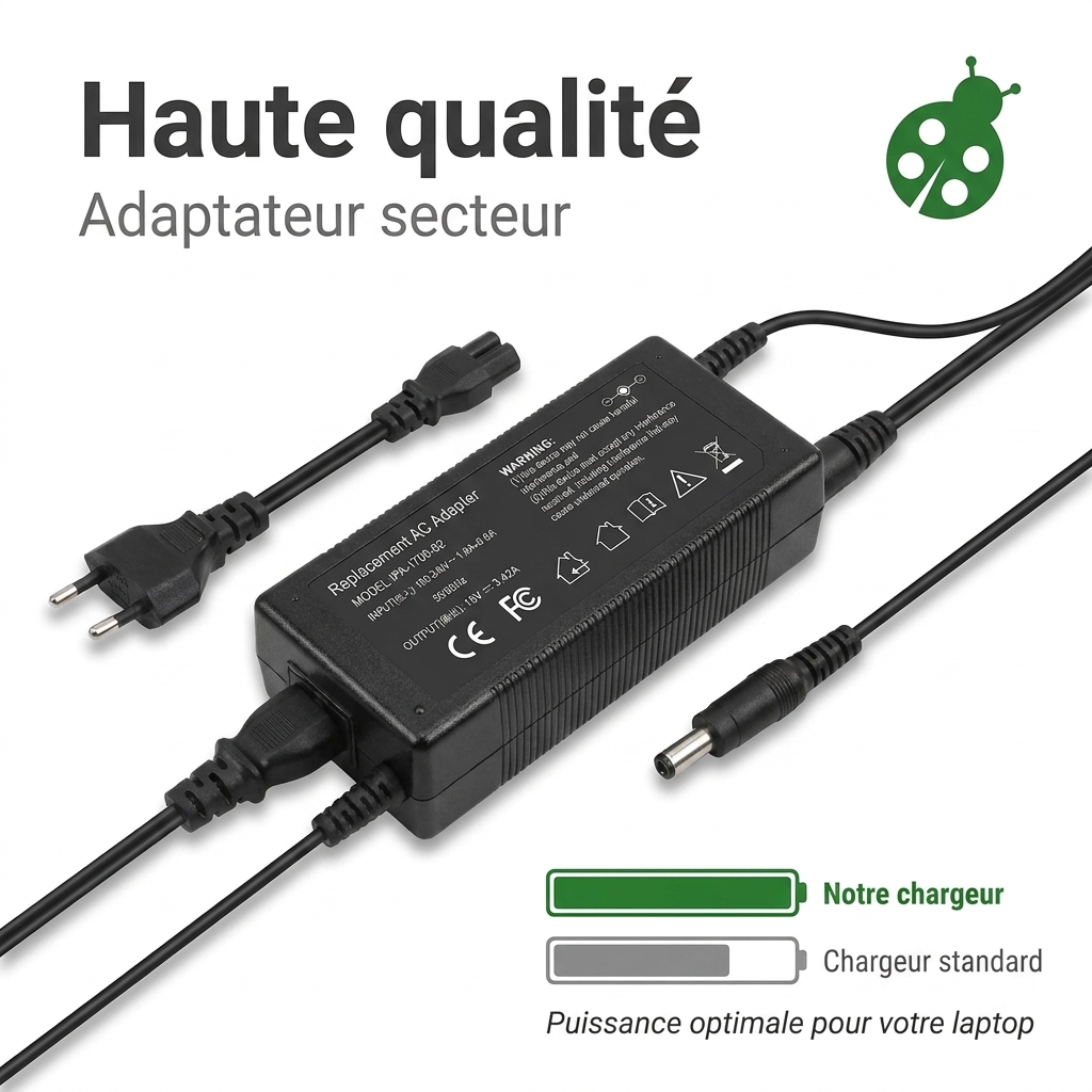 Chargeur ordinateur portable asus vivobook x509ja ej485t