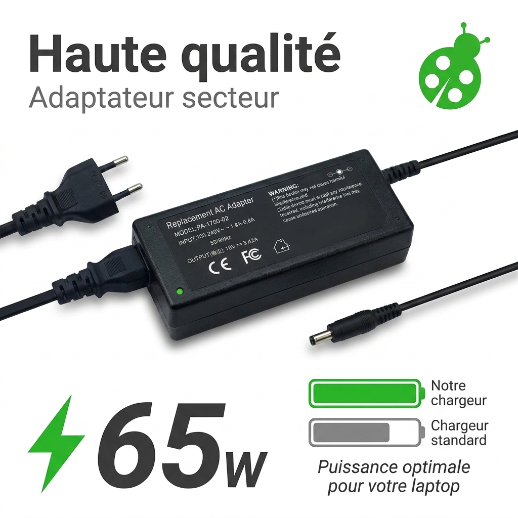 Chargeur ordinateur portable asus vivobook x712ja bx228t