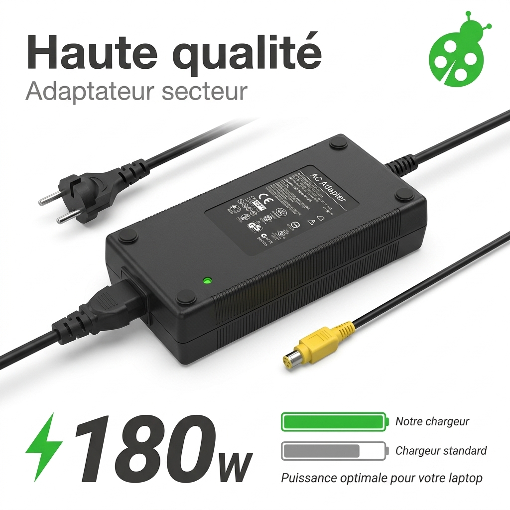 Chargeur ordinateur portable toshiba qosmio x770 13e
