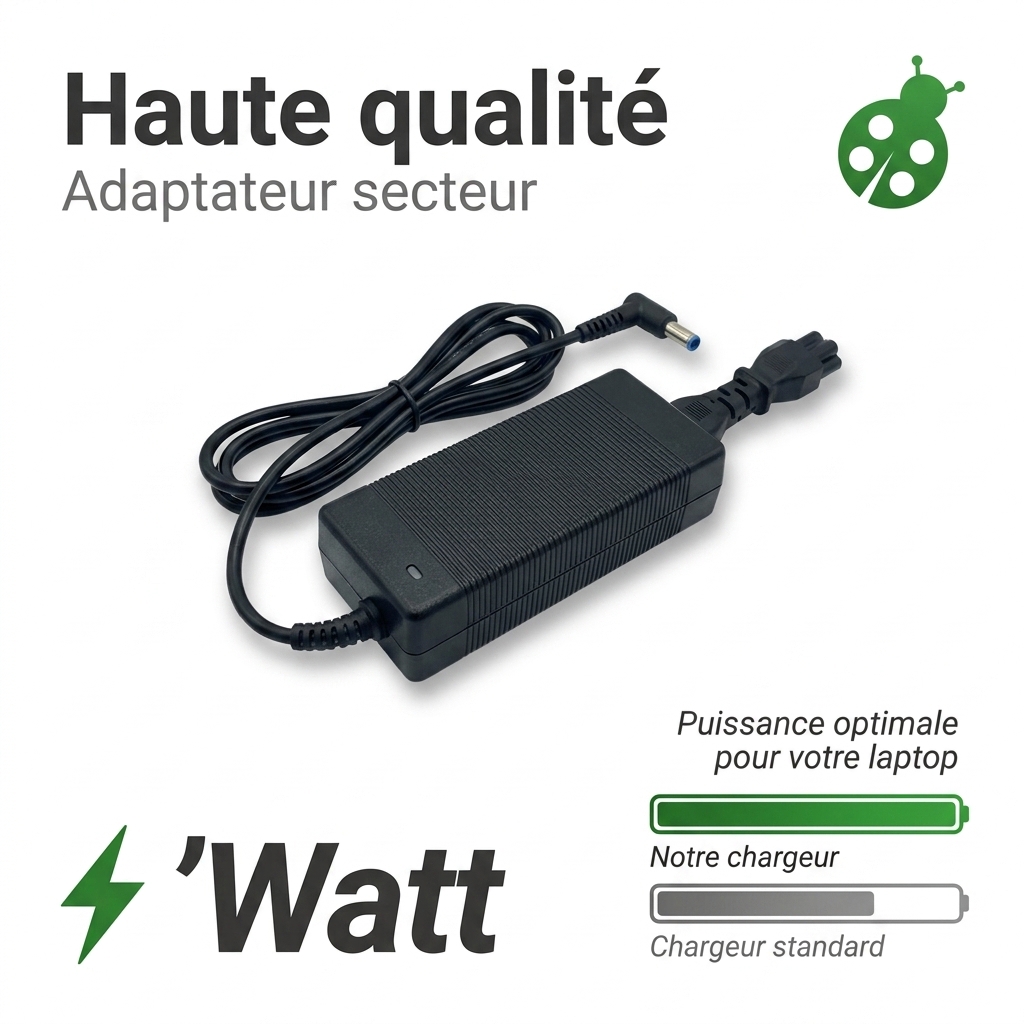 Chargeur ordinateur portable dell inspiron 17 7000 7773 2 in 1