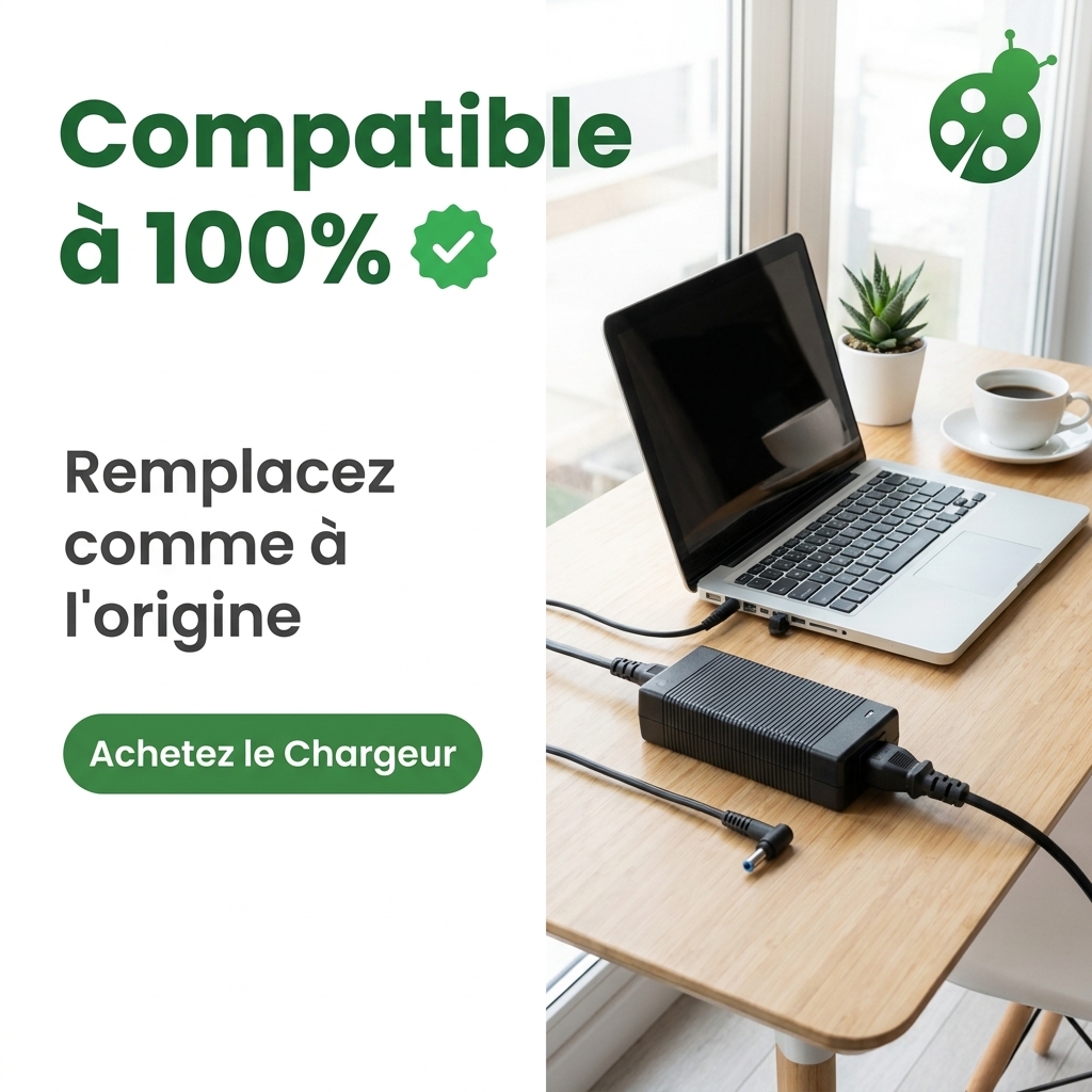 Chargeur ordinateur portable dell inspiron 17 7000 7773 2 in 1