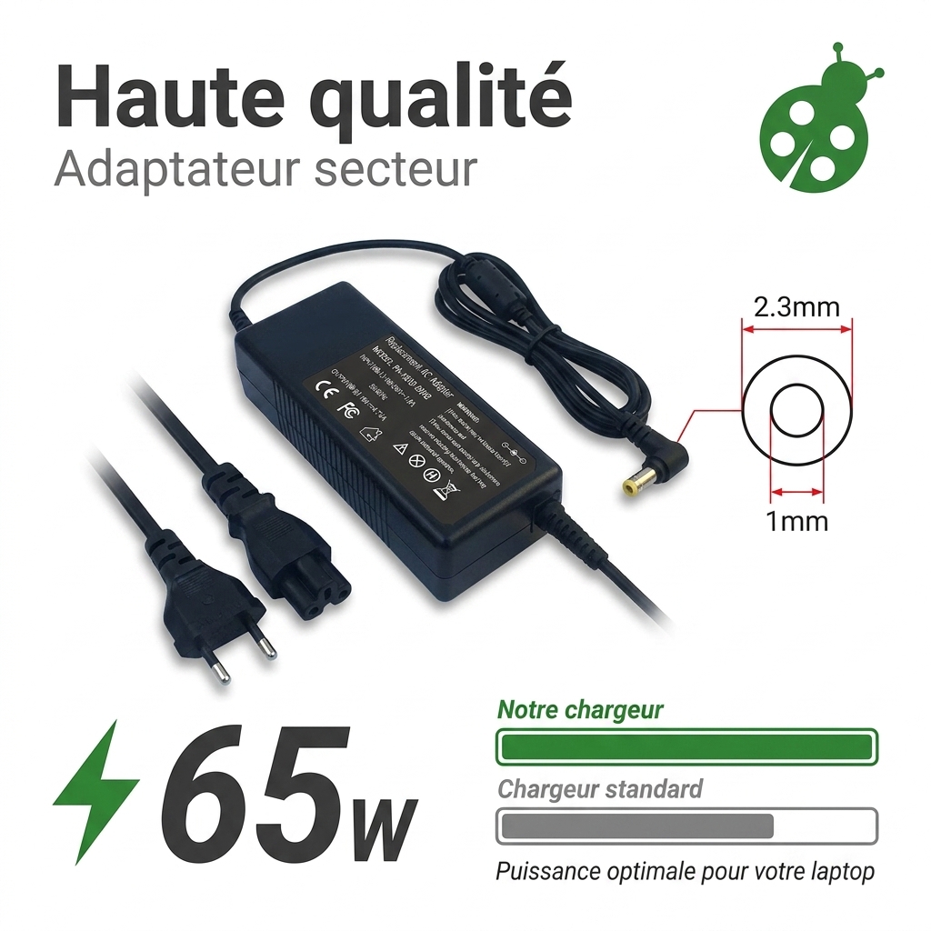 Chargeur ordinateur portable essentielb smart mouv 1401