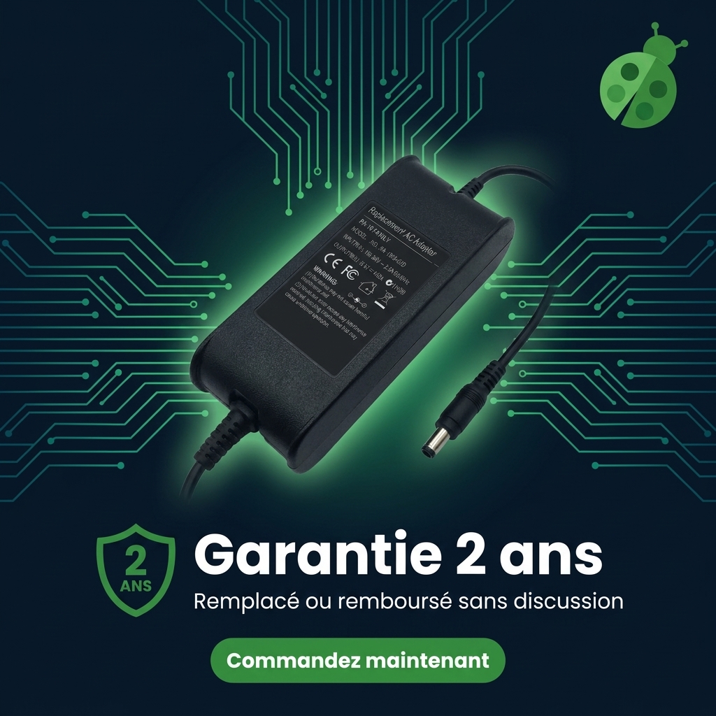 Chargeur ordinateur portable dell latitude 5290