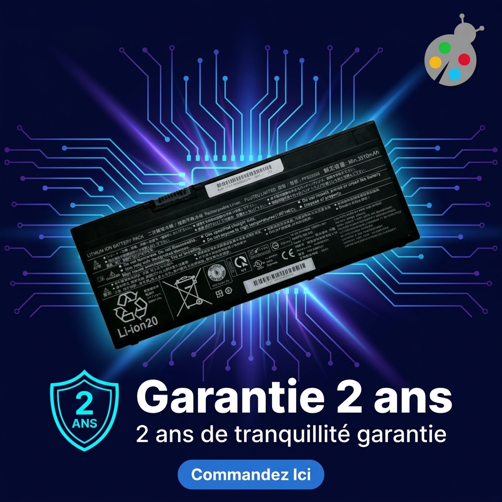 Batterie ordinateur portable fujitsu lifebook e559(vfy e5590m271fnl)