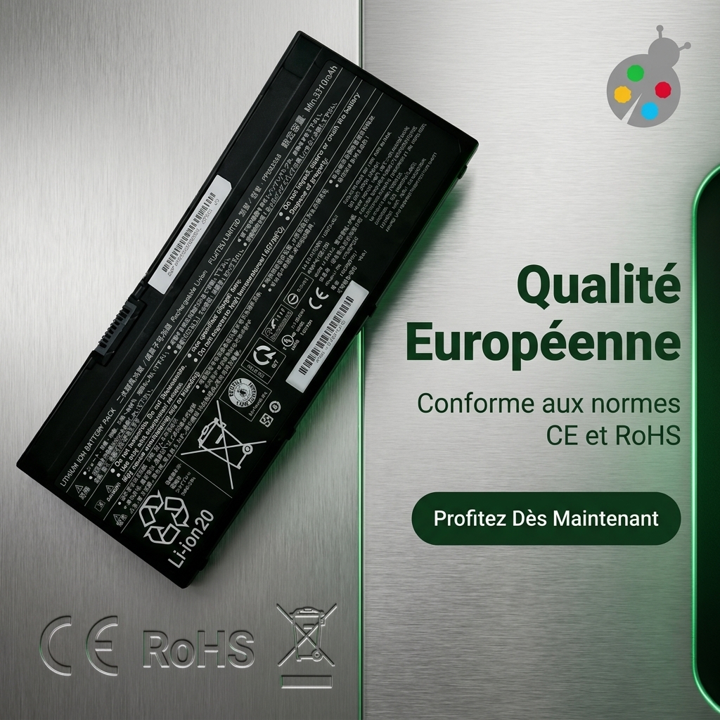 Batterie ordinateur portable fujitsu lifebook e559(vfy e5590m271fnl)