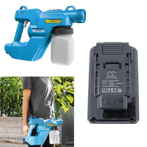 230390 e spray batterie outillage portatif fima