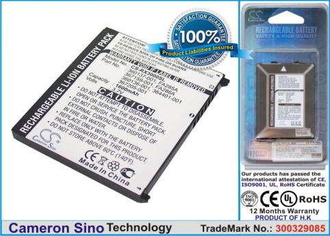 Batterie  hp compaq ipaq jornada aero ipaq hx2000 , ipaq hx2100 , ipaq hx2110 , 