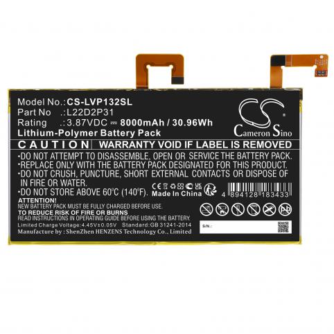 Batterie tablette lenovo tb j706