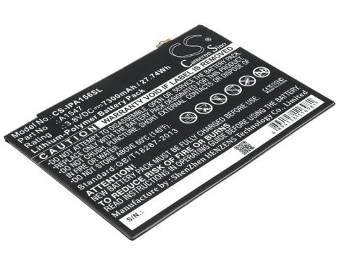 Batterie tablette apple a1566