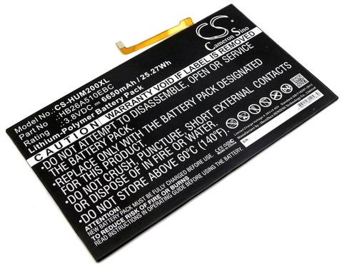 Batterie  huawei hb26a510ebc mediapad m2 10.1