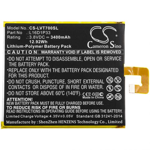 Batterie  lenovo l16d1p33 tab 7