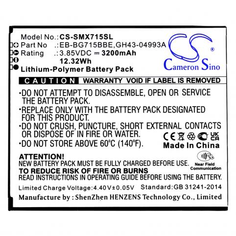 Batterie  samsung eb-bg715bbe galaxy xcover pro