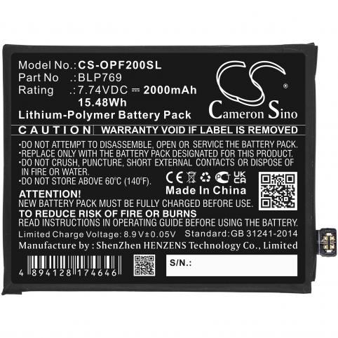 Batterie telephone oppo pdem10