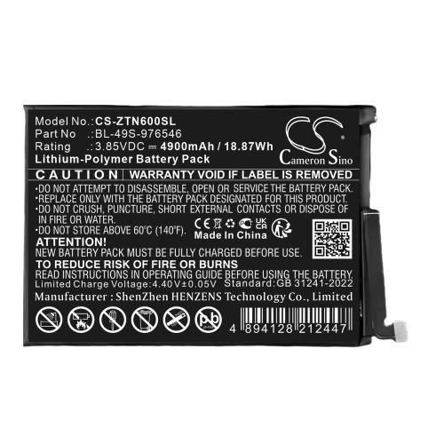 Batterie telephone zte nubia v60