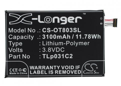 Batterie  orange tlp031c2