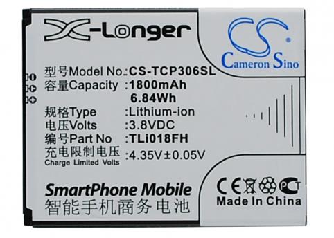 Batterie telephone tcl p306c