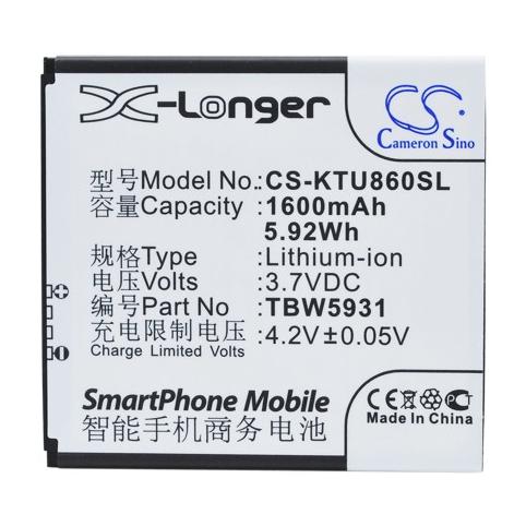 Batterie telephone k touch u86