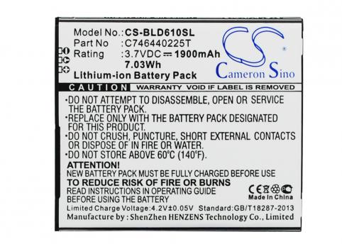 Batterie telephone blu d610
