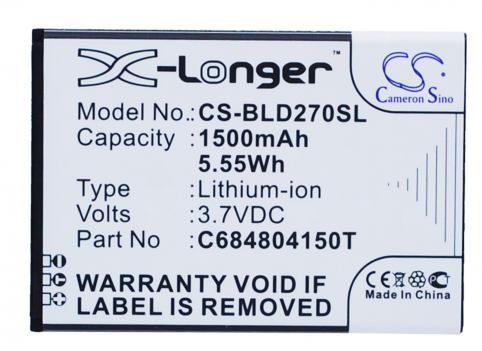 Batterie telephone blu d272