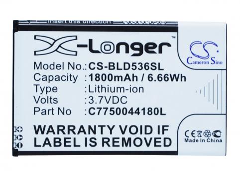 Batterie telephone blu d536