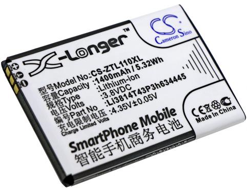 Batterie  zte li3814t43p3h634445