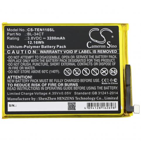 Batterie  tecno bl-34ct camon 11s