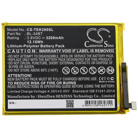 Batterie telephone tecno spark 2