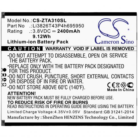 Batterie  zte li3826t43p4h695950 blade a3 2020