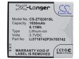 Batterie telephone zte q301c