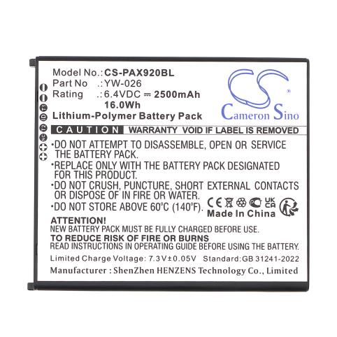 Batterie tpe terminal paiement pax a920 max