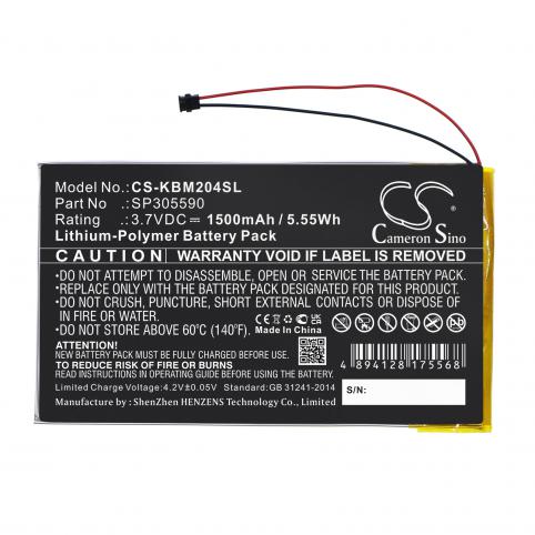 Batterie kobo sp305590 aura hd